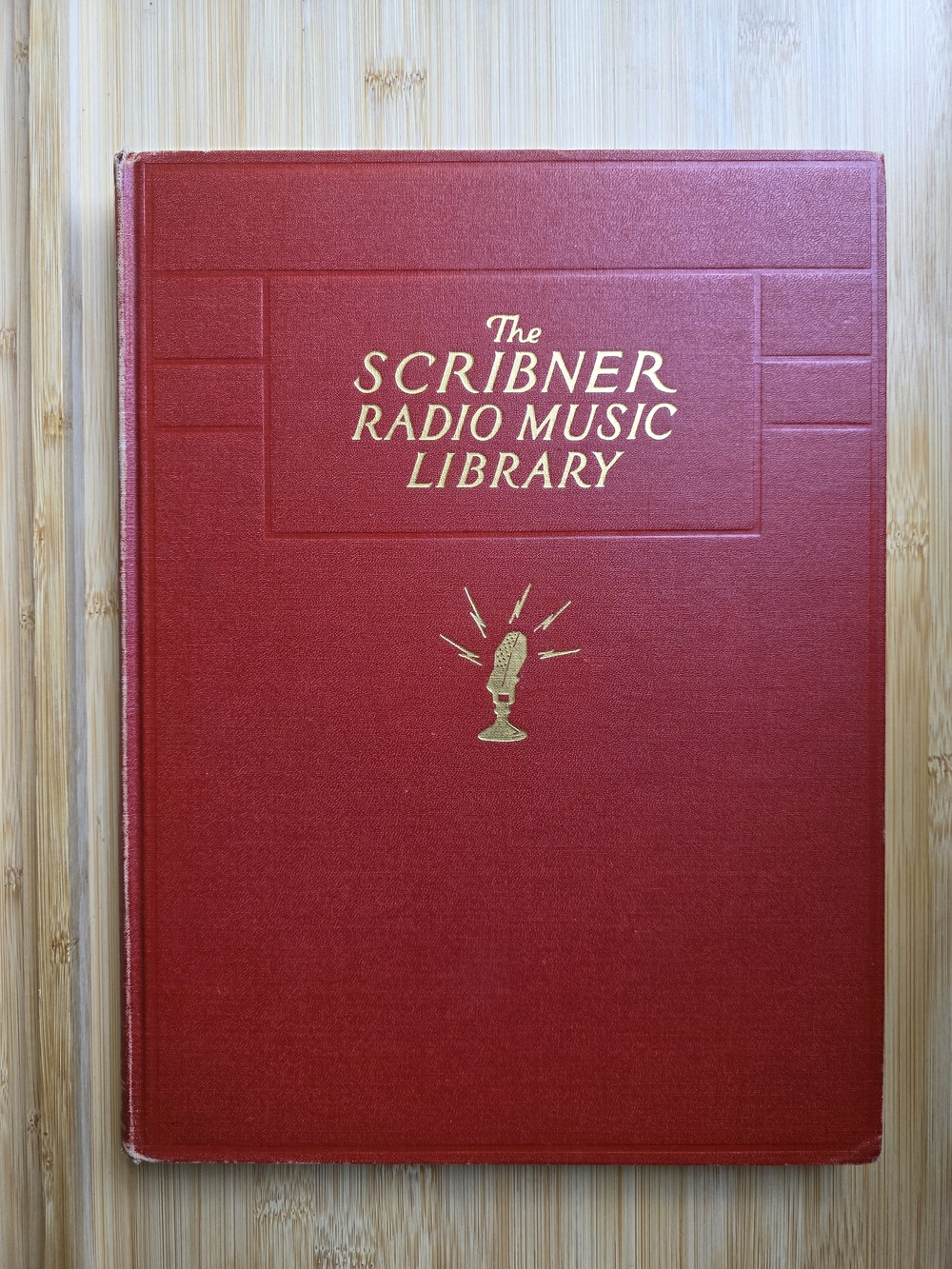 1946 Vintage Red Piano Music Hardback - The Scribner Radio Music Library Book 6